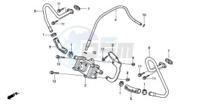 CB500 drawing AIR SUCTION VALVE