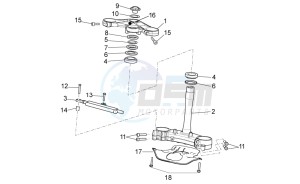 RSV4 1000 APRC Factory ABS (AU, CA, EU, J, RU, USA) drawing Steering