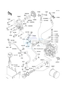 VN 1600 B [VULCAN 1600 MEAN STREAK] (B6F-B8FA) B6F drawing OIL PUMP_OIL FILTER