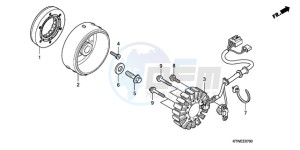 SH300A9 France - (F / ABS CMF) drawing GENERATOR