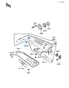 KD 80 M [KD80] (M3-M7) [KD80] drawing MUFFLER