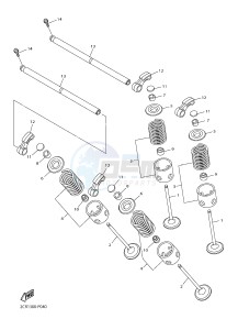 YZF-R1M 998 R1 (2KS1 2KS2) drawing VALVE