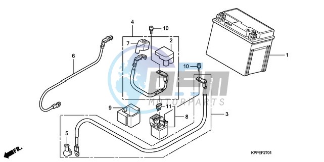 BATTERY (CBR125RW7/RW9/RWA)