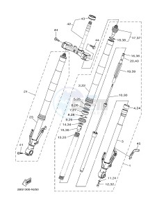 XT1200Z SUPER TENERE ABS (BP83) drawing FRONT FORK