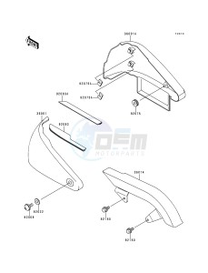 VN 800 B [VULCAN 800 CLASSIC] (B1-B5) [VULCAN 800 CLASSIC] drawing SIDE COVERS_CHAIN COVER