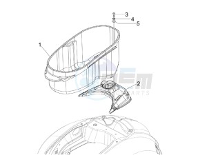 GTS 300 ie ABS (APAC) drawing Helmet huosing - Undersaddle