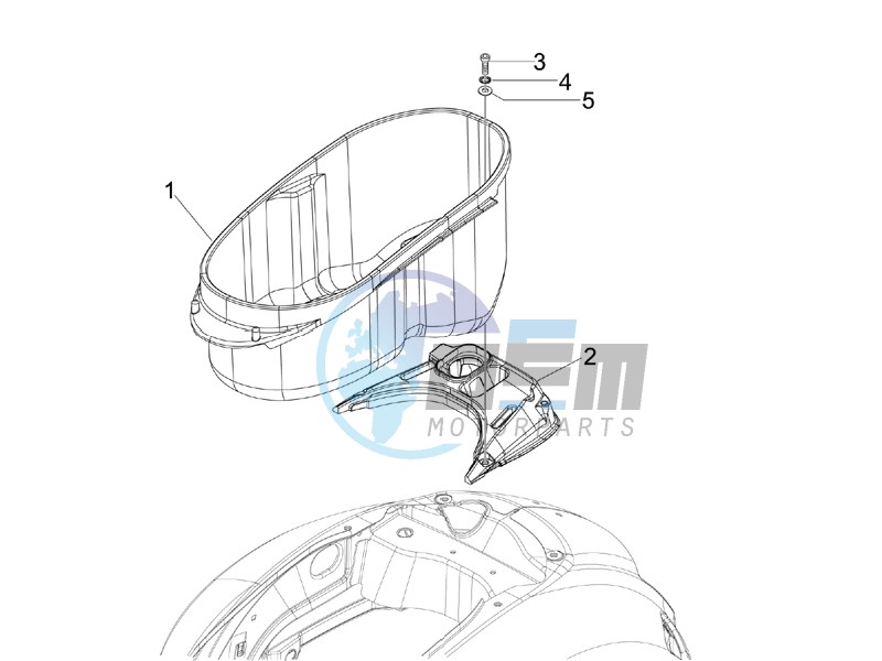 Helmet huosing - Undersaddle