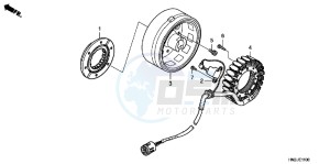 TRX500FAB drawing GENERATOR