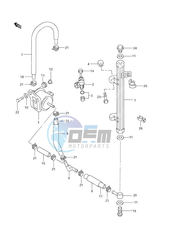 Fuel Injector (S/N 972016 to 2008)