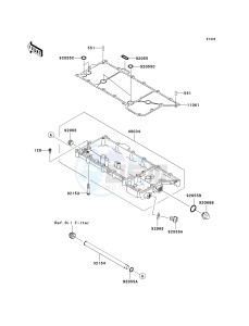 VN 2000 J [VULCAN 2000 CLASSIC LT] (8F-9F) J8F drawing OIL PAN