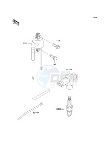 KDX 200 H (H10-H11) drawing IGNITION SYSTEM