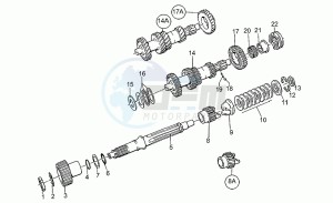 Daytona 1000 RS RS drawing Gear box