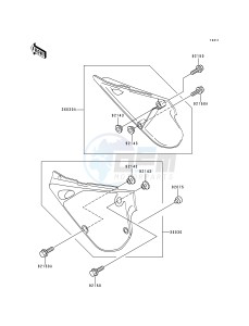 KX 80 R T [KX80] (R2-T3 BIG WHEEL) [KX 80 BIG WHEEL] drawing SIDE COVER