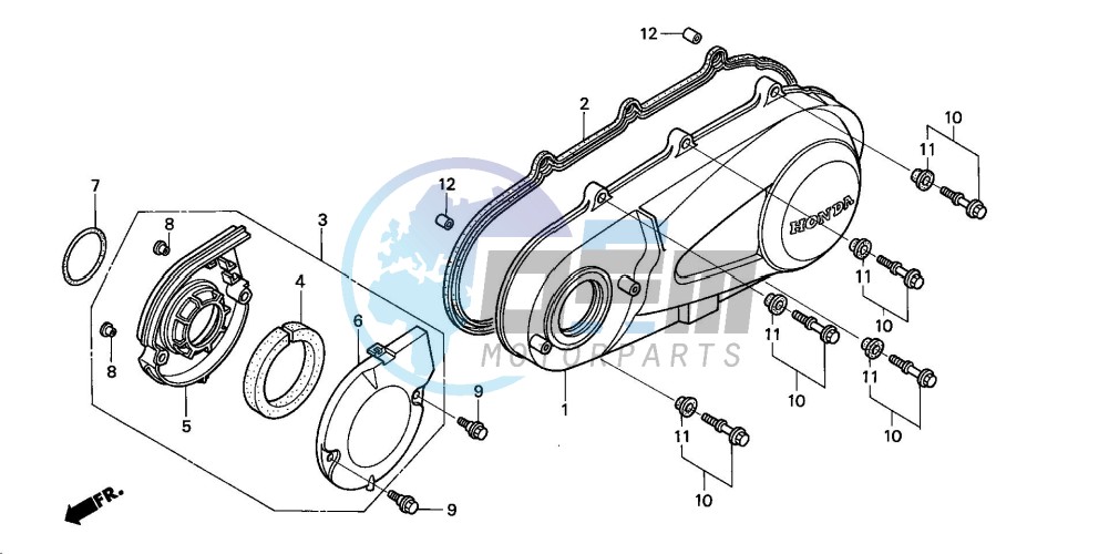 LEFT CRANKCASE COVER