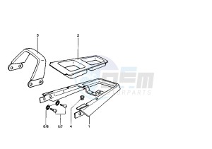 SV GEO - 50 cc drawing CARRIER (MODEL SV50, SV50 SPORT)