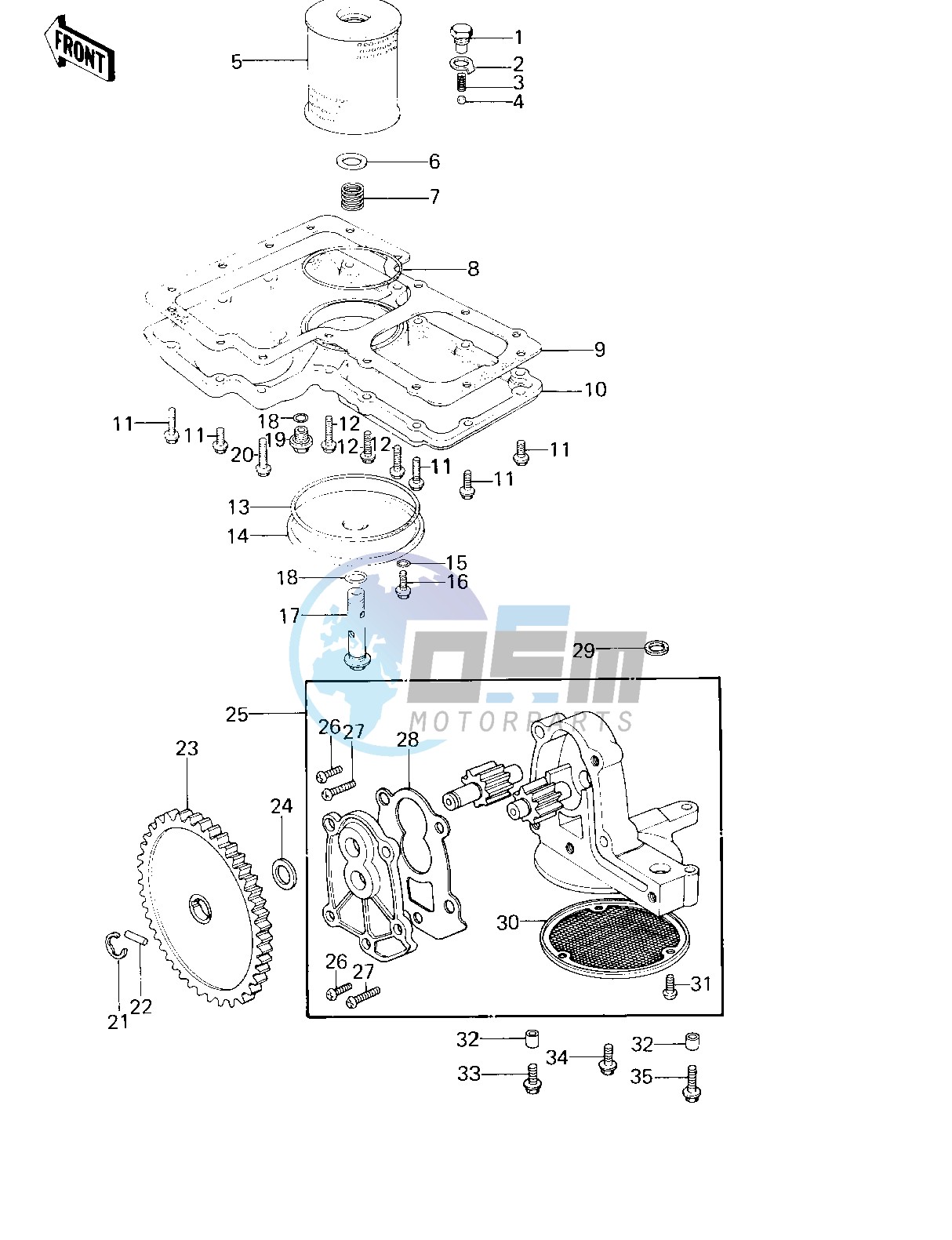 OIL PAN_OIL PUMP_OIL FILTER -- 78 D1- -