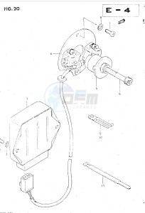 GSX500E (E39) drawing SIGNAL GENERATOR