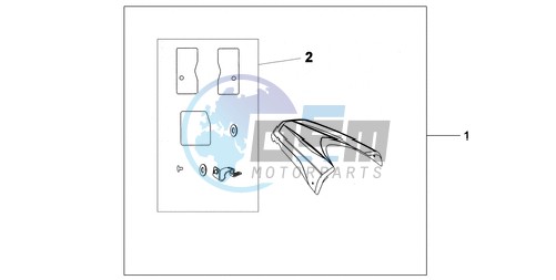 REAR SEAT COWL PEARL COOL WHITE