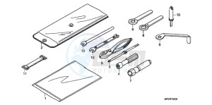 TRX500FPEB drawing TOOLS