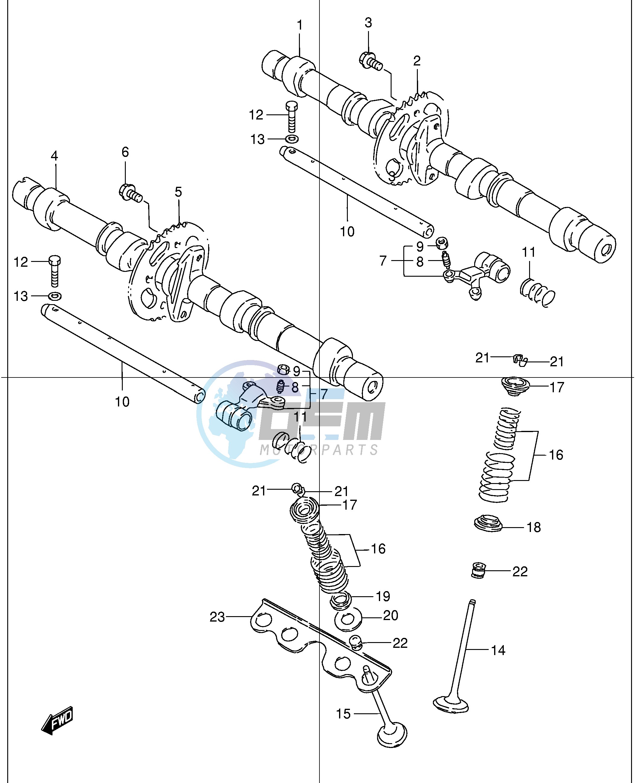 CAM SHAFT   VALVE