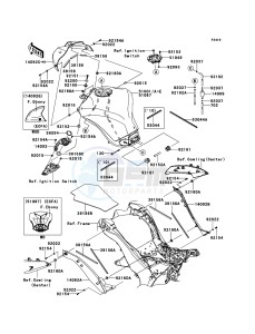 Z1000_ABS ZR1000ECF FR XX (EU ME A(FRICA) drawing Fuel Tank