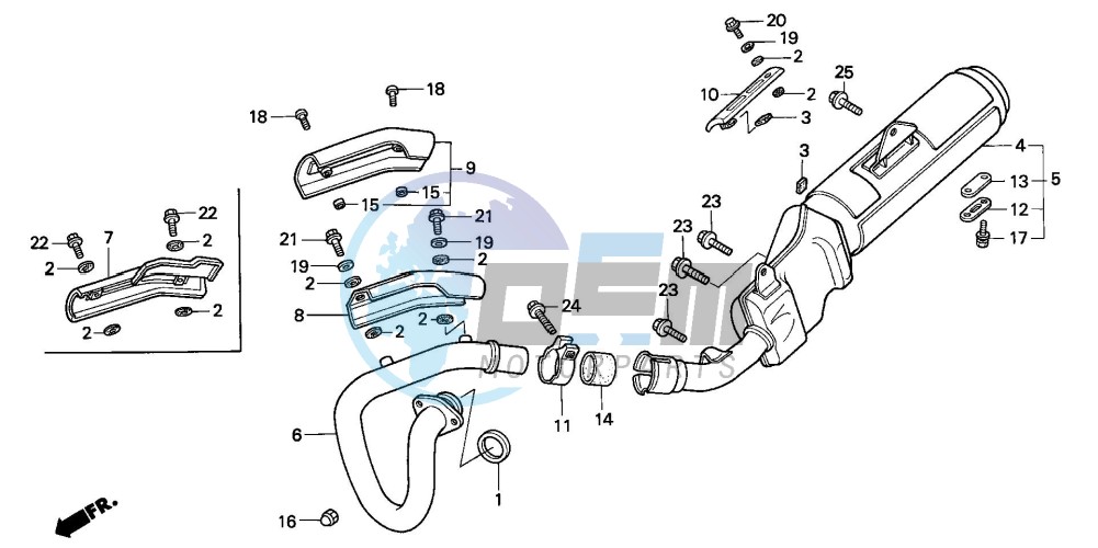 EXHAUST MUFFLER