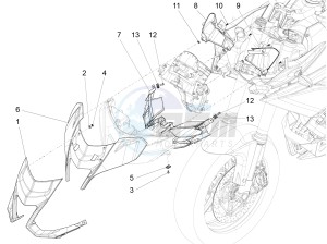 ETV 1200 Caponord Rally (EMEA, APAC) drawing Front fairing