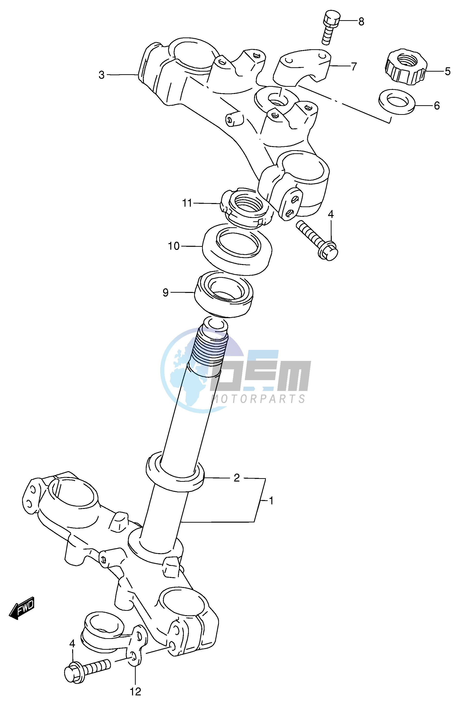 FRONT FORK BRACKET