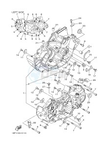 YFZ450R YFZ45YSSH YFZ450R SPECIAL EDITION (BW24) drawing CRANKCASE