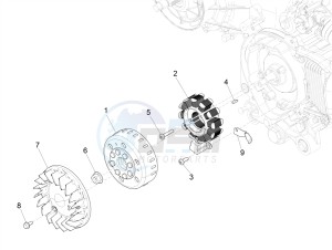 SPRINT 50 4T-3V E2 NOABS (NAFTA) drawing Flywheel magneto