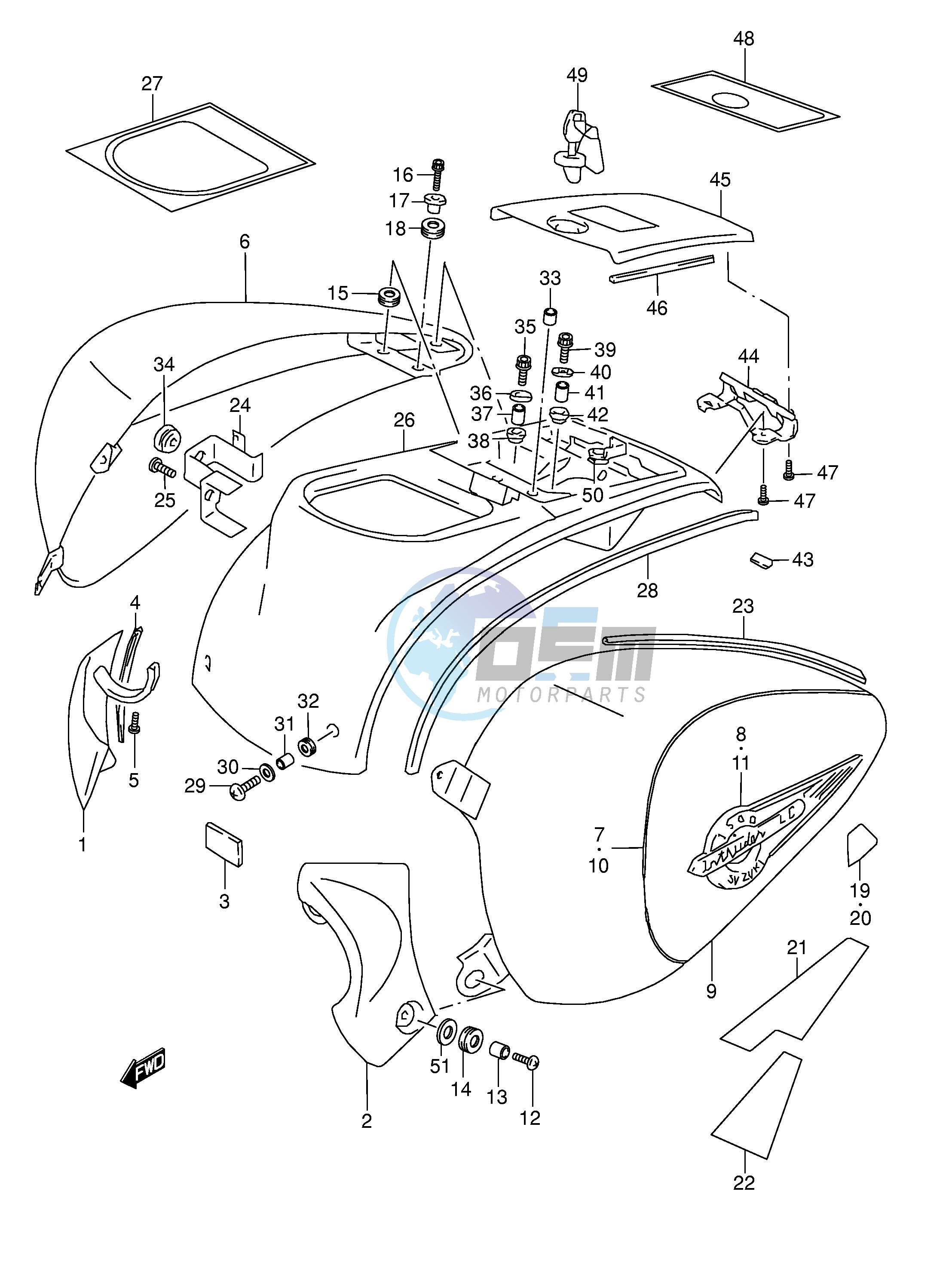 SIDE COVER (MODEL W)