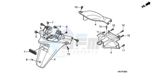 FES1509 Europe Direct - (ED) drawing REAR FENDER