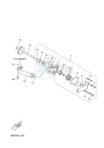 YP125RA (ABS) X-MAX 250 ABS (2DL6 2DL6 2DL6 2DL6) drawing WATER PUMP