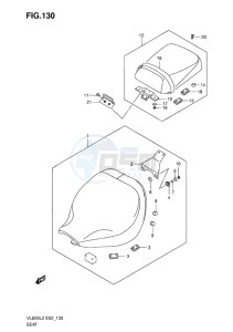 VL800 INTRUDER EU drawing SEAT