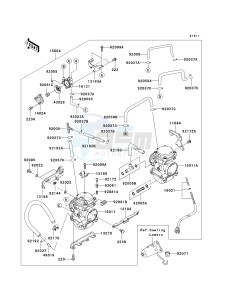 EX250 J [NINJA 250R] (J8F-J9FA) J8F drawing CARBURETOR