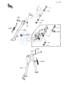 KZ 550 A (A3-A4) drawing STANDS -- 82-83 A3_A4- -