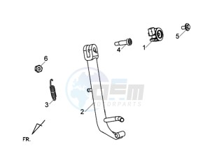 WOLF 250EFI drawing SIDE STAND