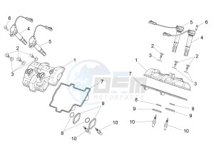 RSV4 1000 RR USA USA drawing Head cover