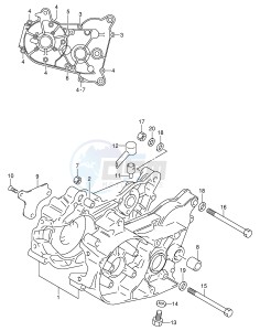 JR50 (P3-P28) drawing CRANKCASE