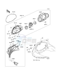 EX250 J [NINJA 250R] (J8F-J9FA) J9F drawing METER-- S- -