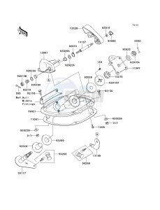 JT 900 E [900 STX] (E1-E2) [900 STX] drawing HANDLE POLE