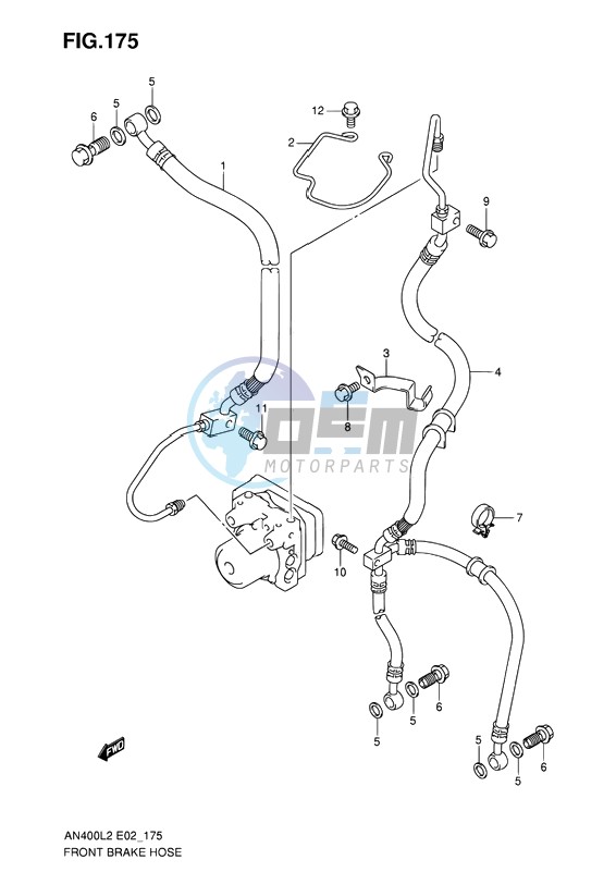 FRONT BRAKE HOSE