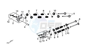 MAXSYM 600 I ABS EXECUTIVE (LX60A3-EU) (E4) (L7-M0) drawing IN.VALVE-EX.VALVE