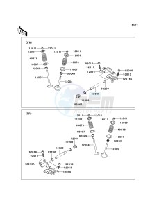 KRF 750 D [TERYX 750 4X4] (D8F) D8F drawing VALVE-- S- -