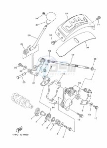 YFM700FWAD YFM70GPHK (B4FJ) drawing SHIFT SHAFT