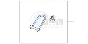 CBR1000RA9 UK - (E / ABS MKH) drawing U-LOCK