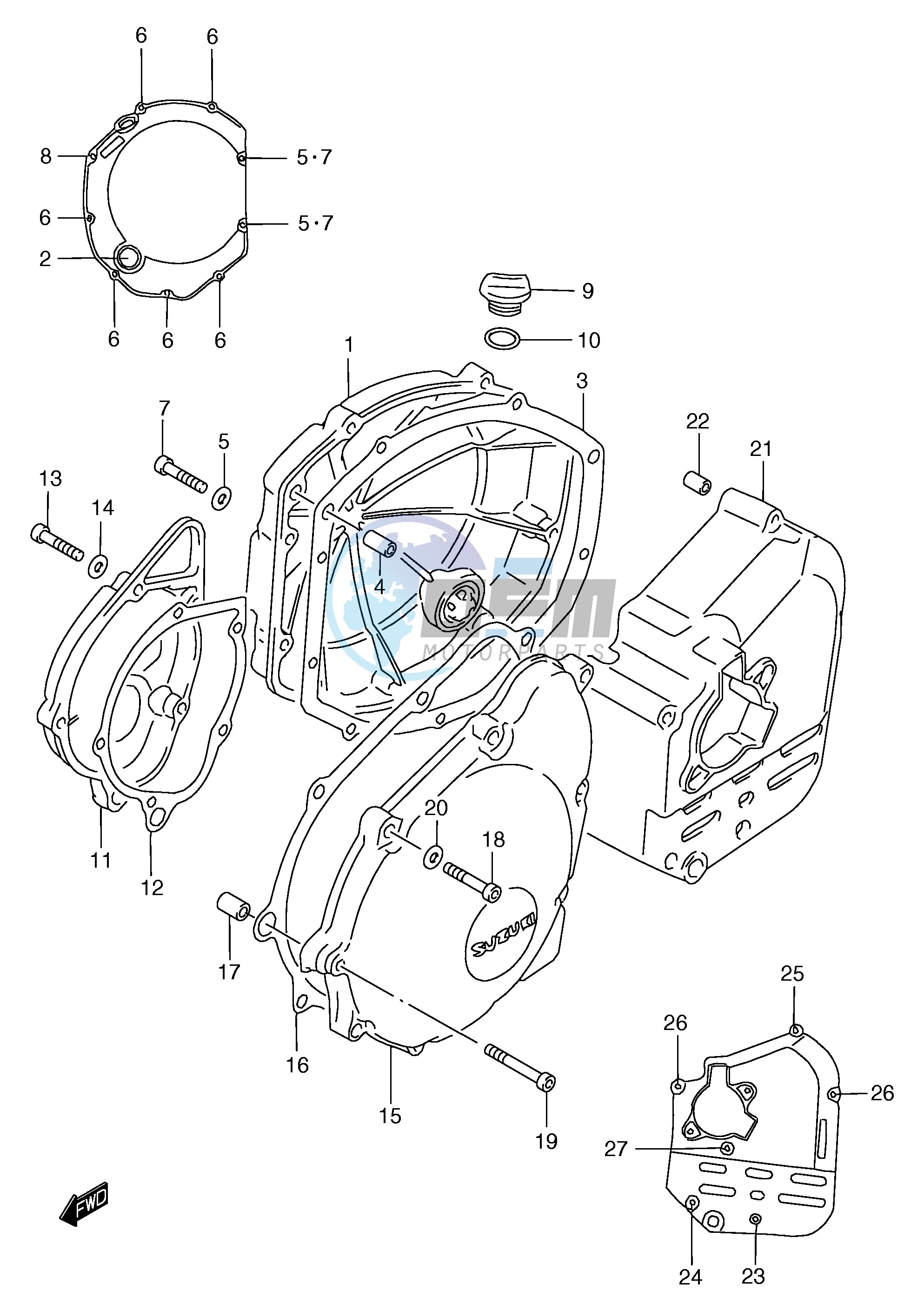 CRANKCASE COVER