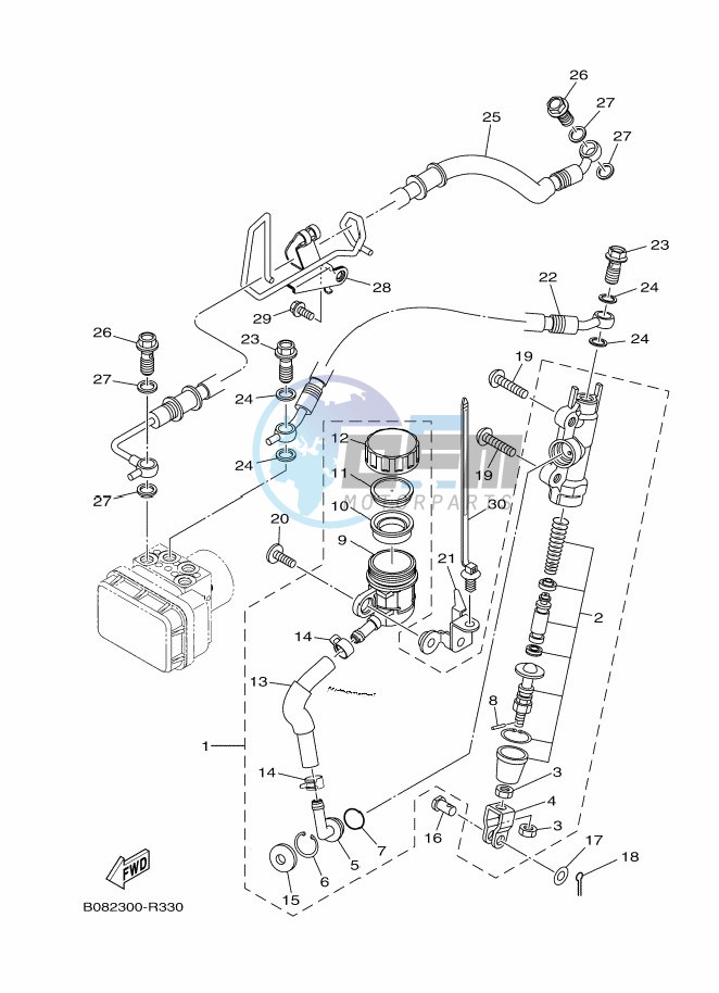 REAR MASTER CYLINDER