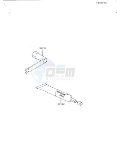 KX 250 E [KX250] (E1) [KX250] drawing OWNER TOOLS