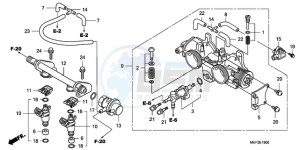 FJS400D9 Europe Direct - (ED) drawing THROTTLE BODY